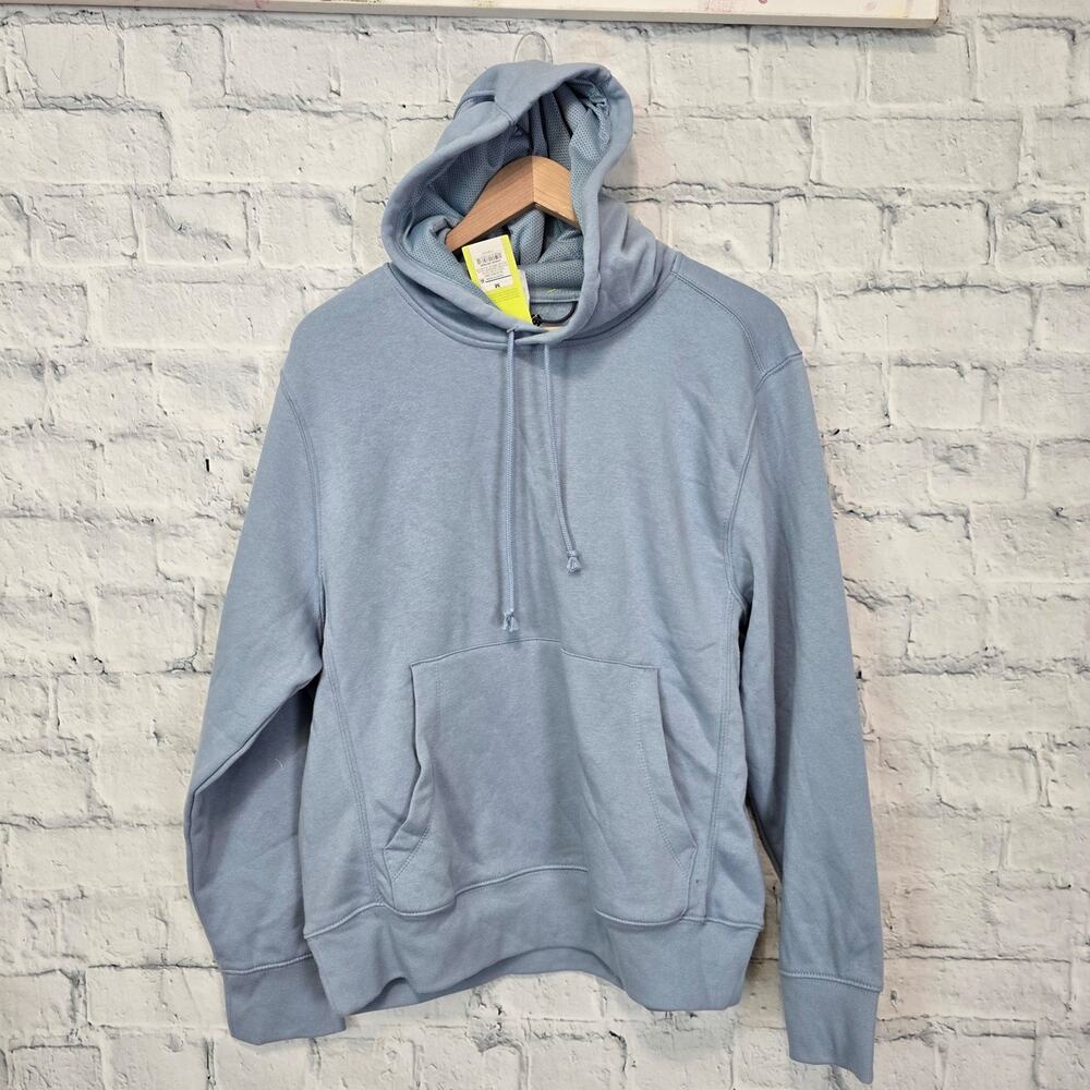 All in motion fleece sweatshirt Sz M Blue Pullover Hoodie sweater A31